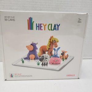 New HEY CLAY Air Dry ANIMALS Creative Art Figurines Cow Horse Pig Rabbit Dog ++